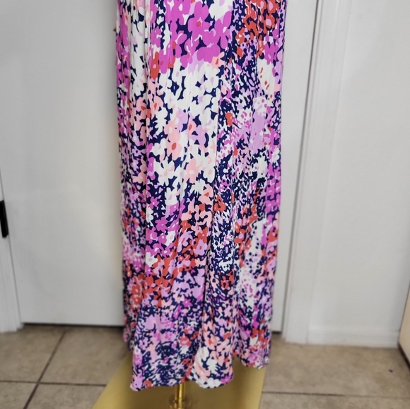 Rails Constance Purple Gardenia Resort Vacation Spring Floral Dress Size Medium - Picture 5 of 15
